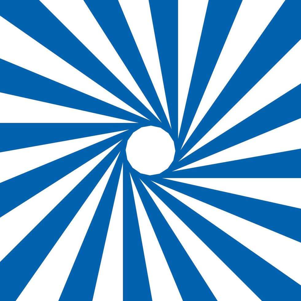 Abstract Blue Sunburst Background with Radial Lines vector