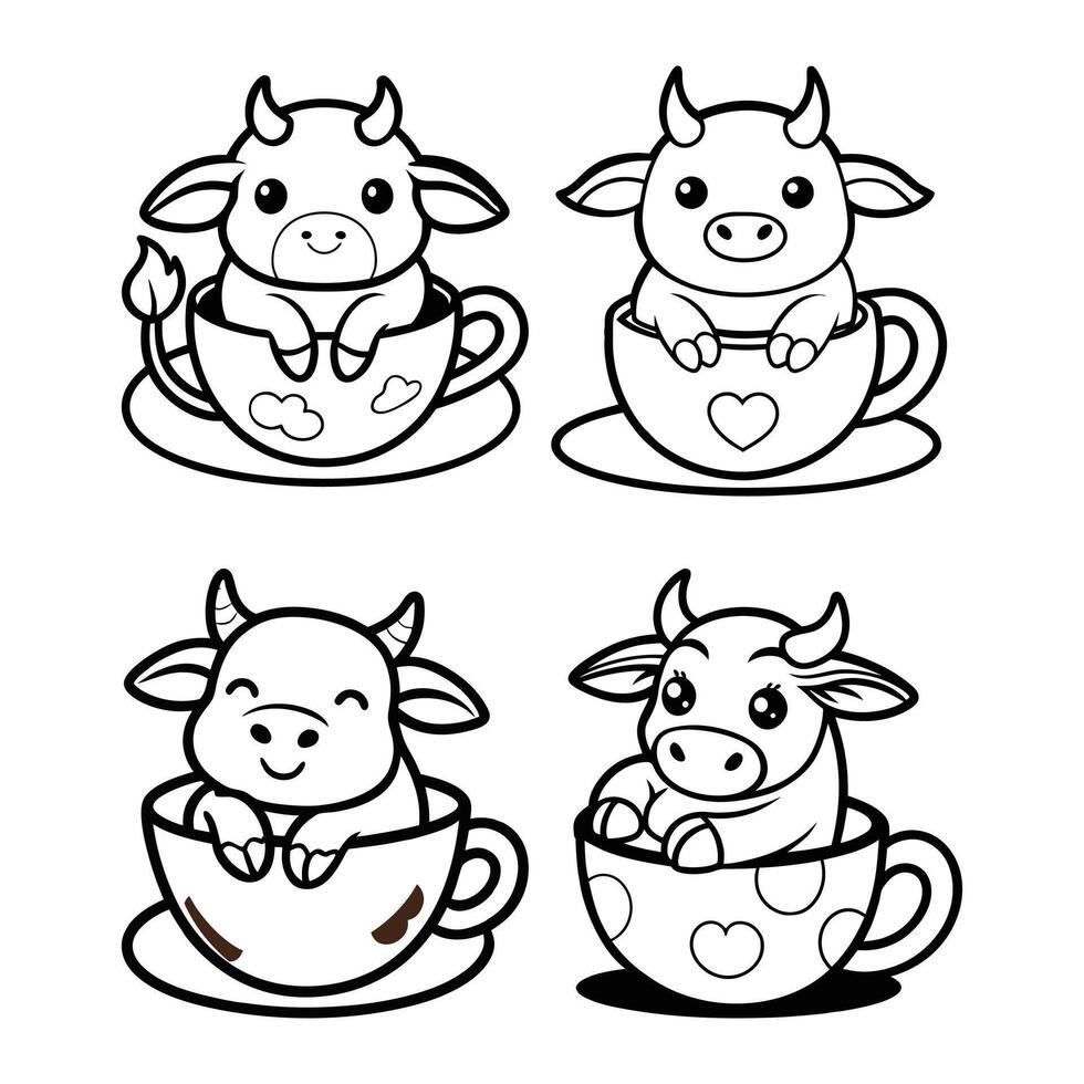 Coffee Break with the Cup vector