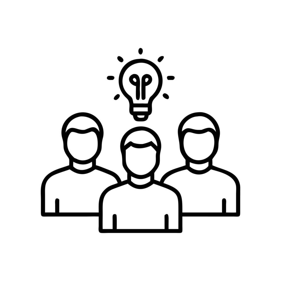Team Work Icon vector
