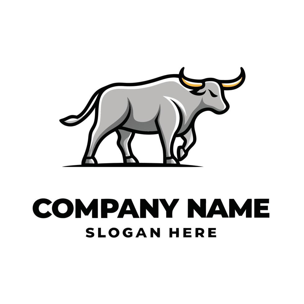bull design template vector