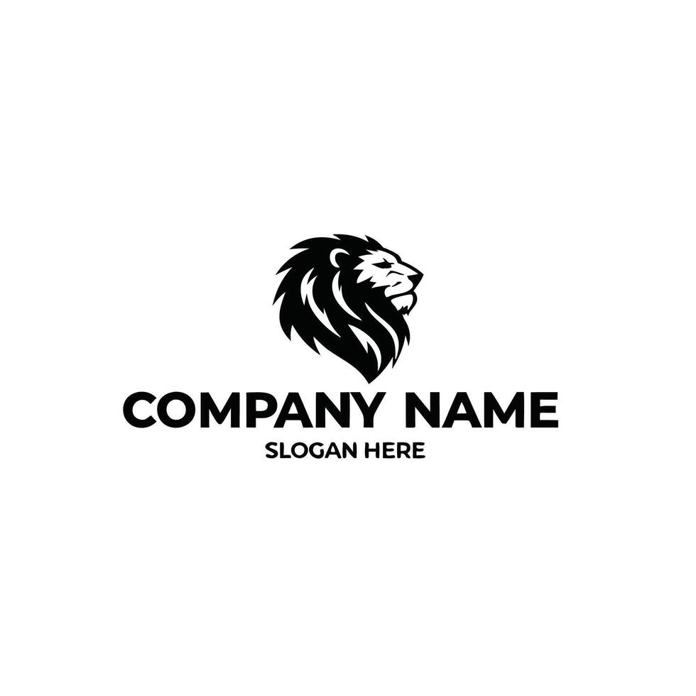 lion head art template , vector