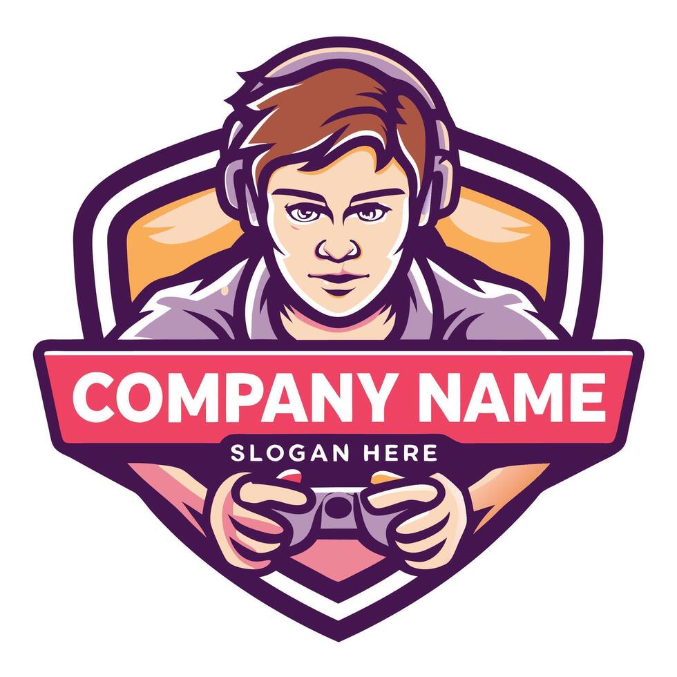 a man playing games on a controller vector