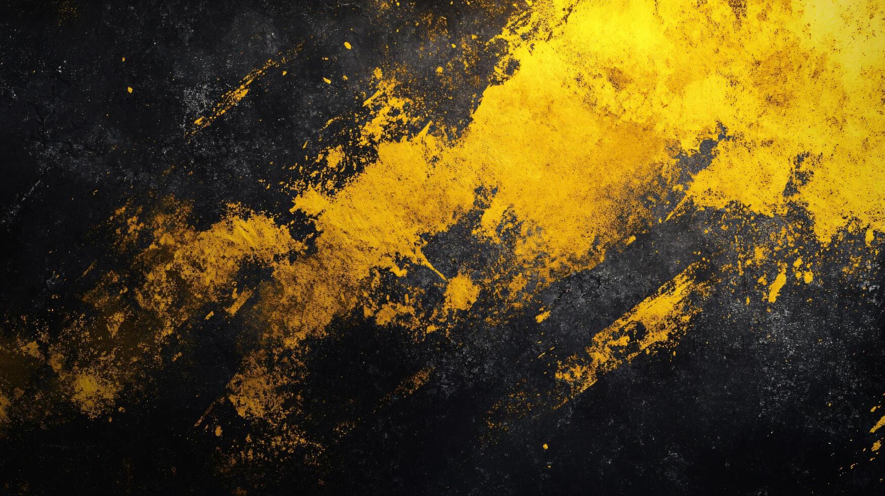 Luxurious Black Canvas with Gold Splatter photo