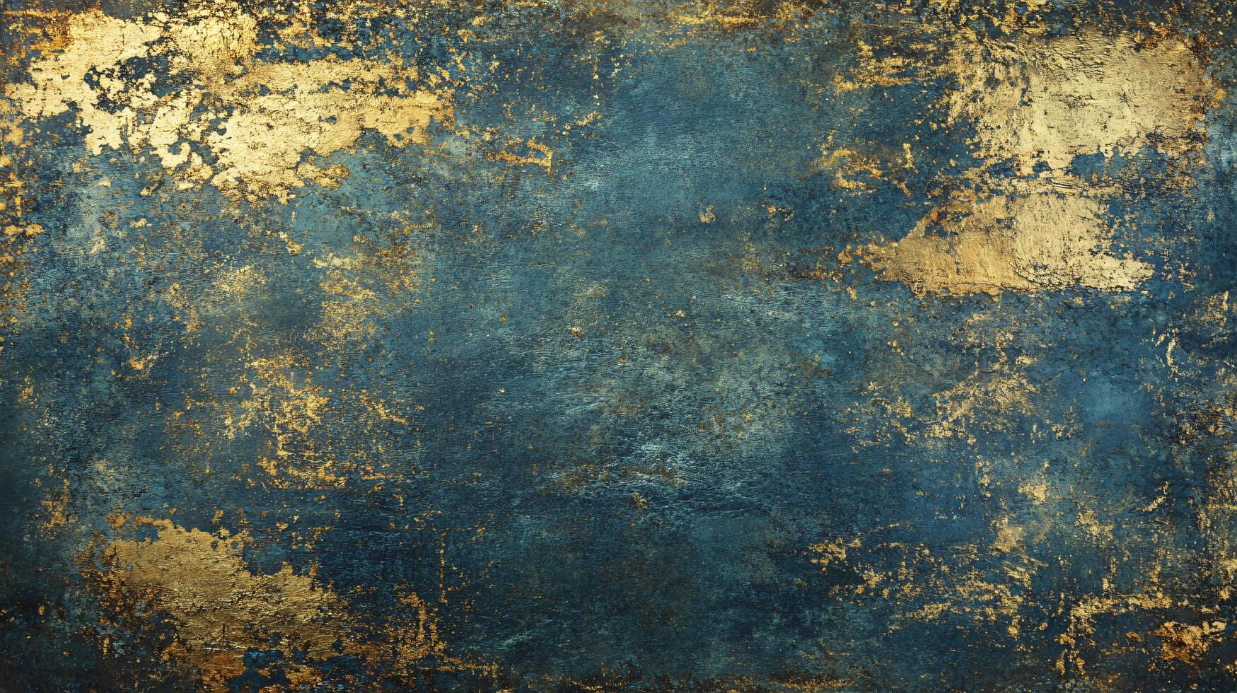 Lustrous Gold and Deep Black Abstract photo