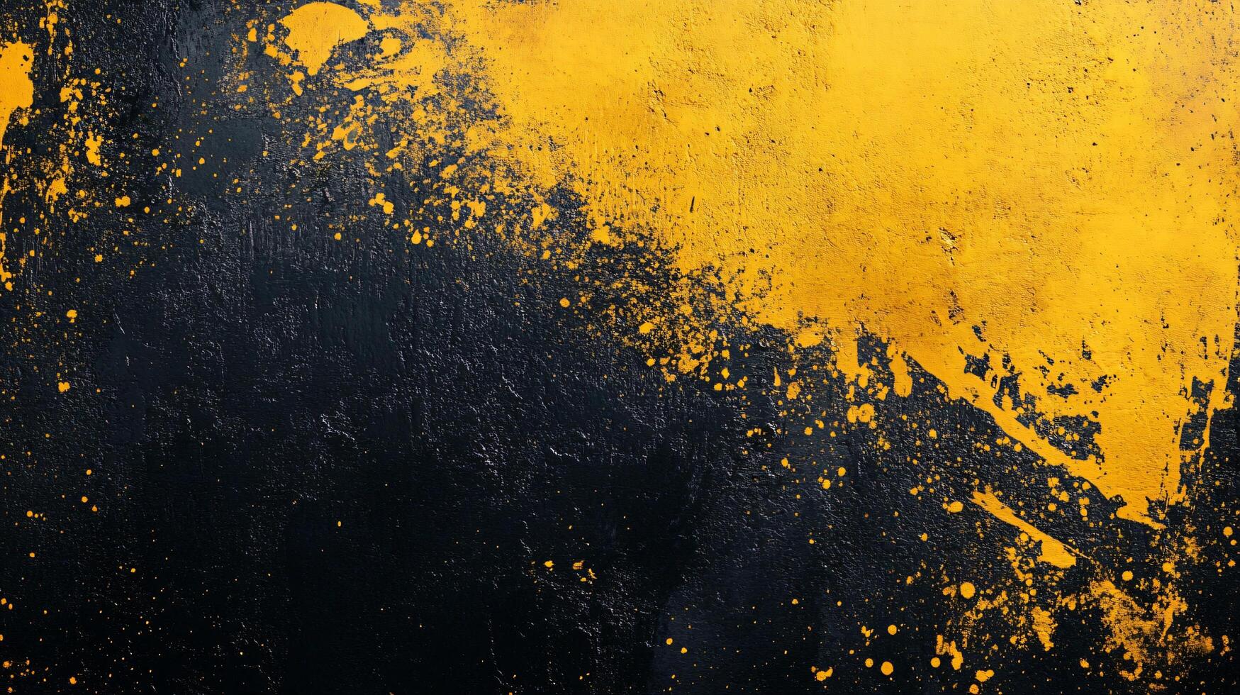 Splattered Gold on Matte Black Texture photo