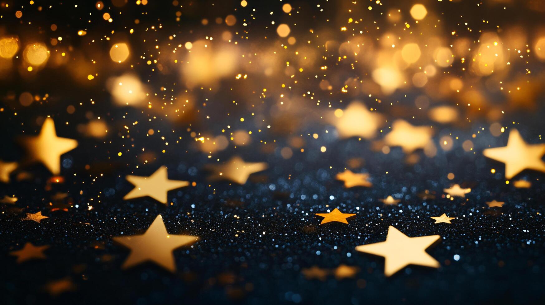 Elegant Gold Streamers photo