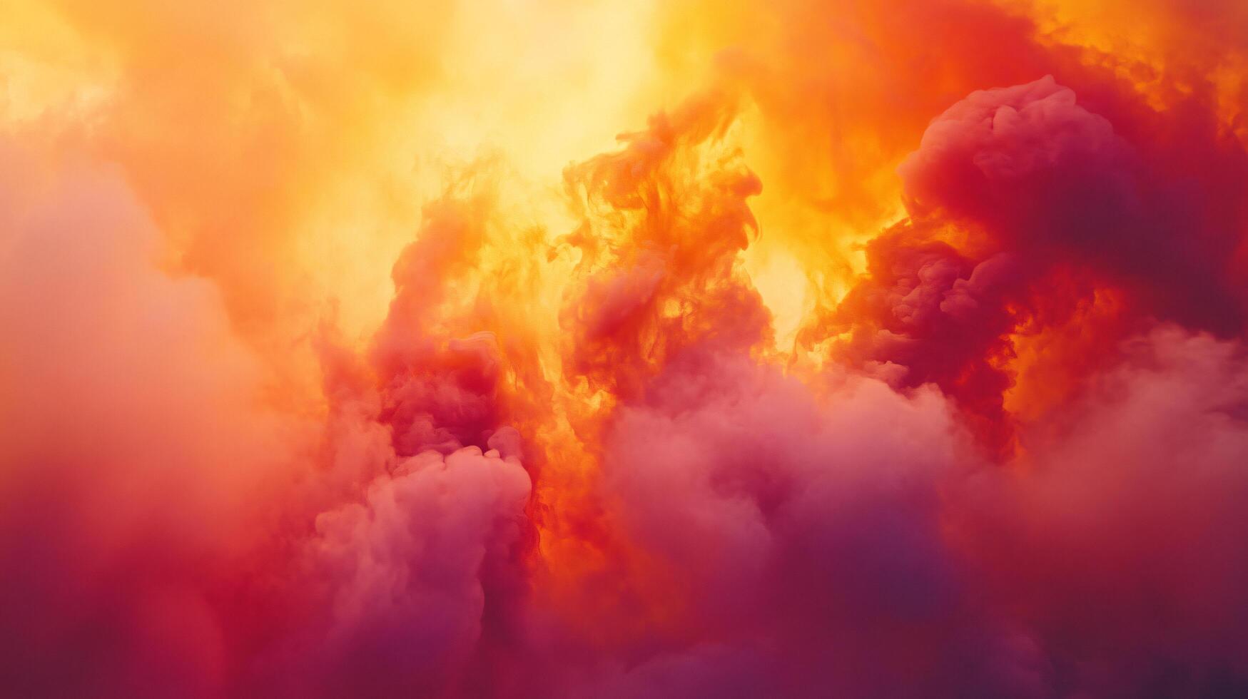 Molten Flame Clouds photo