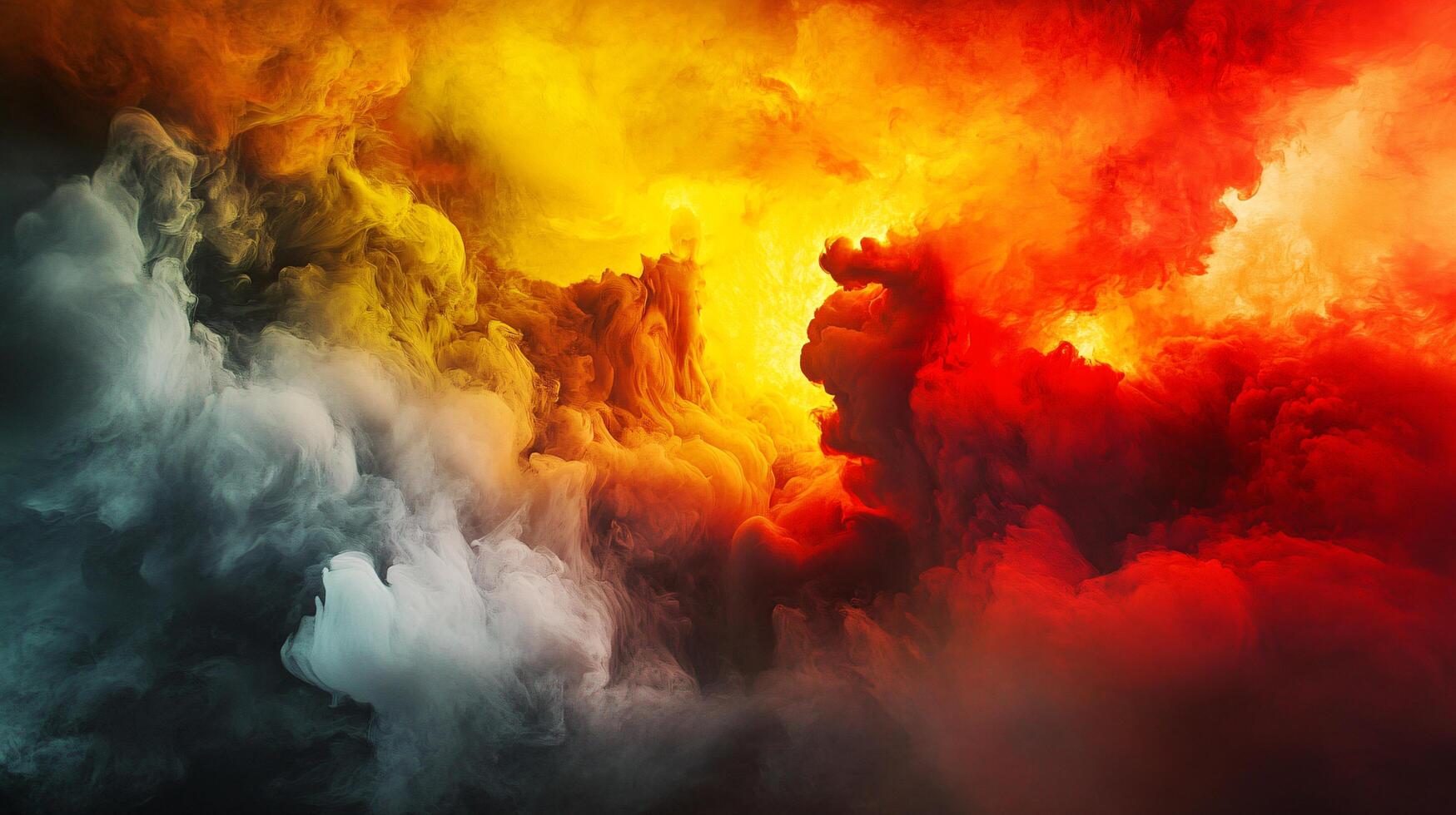Ignition Clouds Smoke photo