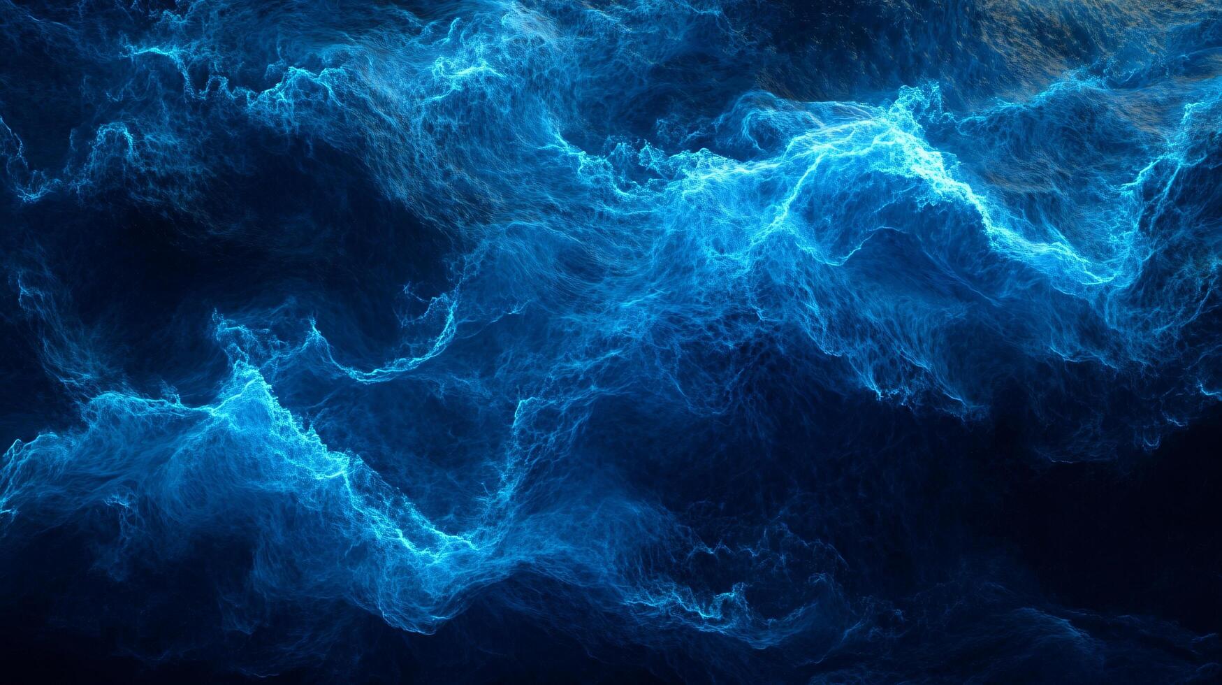 Blue Glow Wave photo