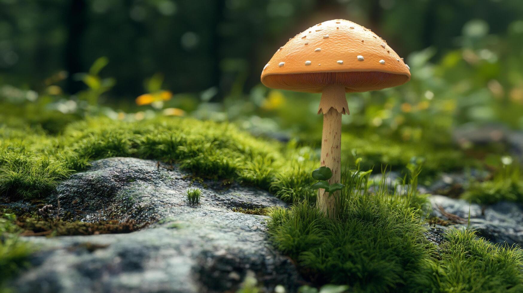 Autumn Mushroom Glow photo