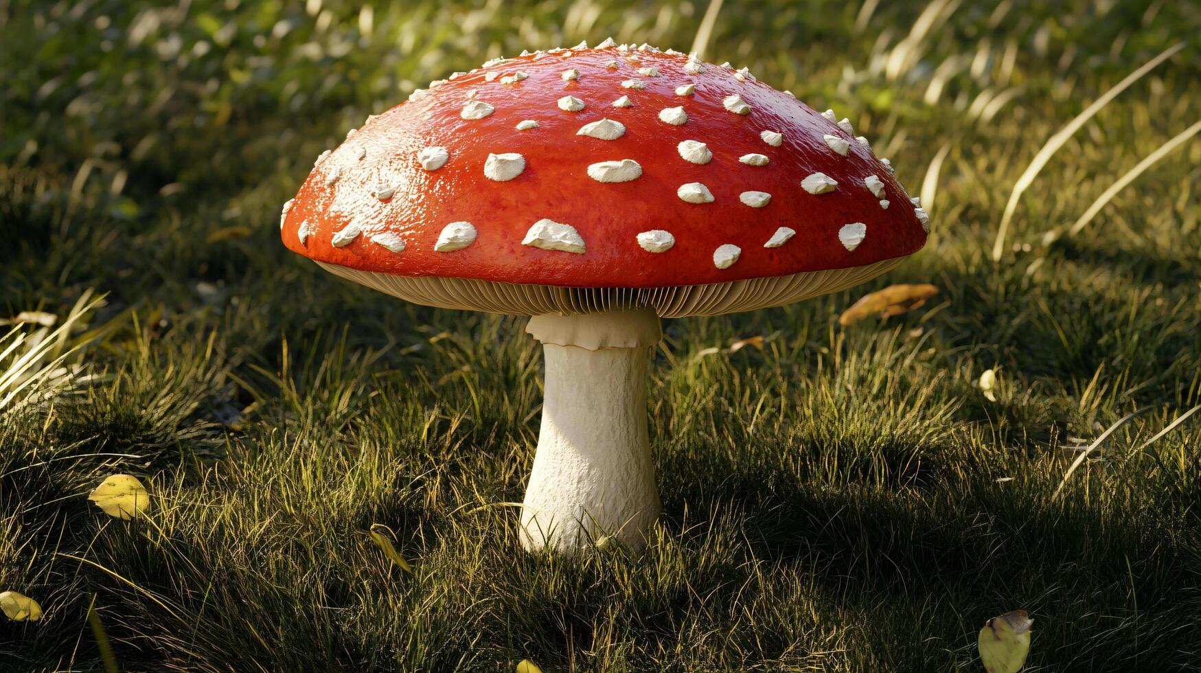 Golden Mushroom Elegance photo