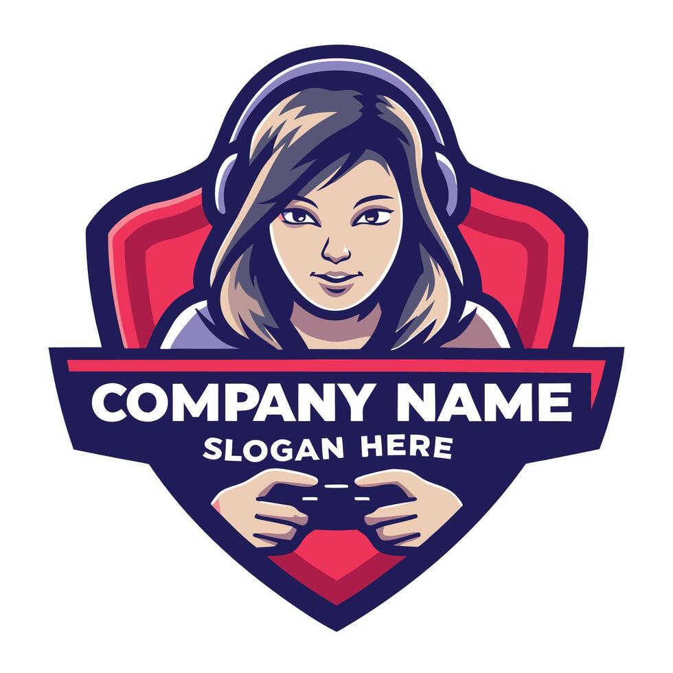 a woman playing games on a controller vector
