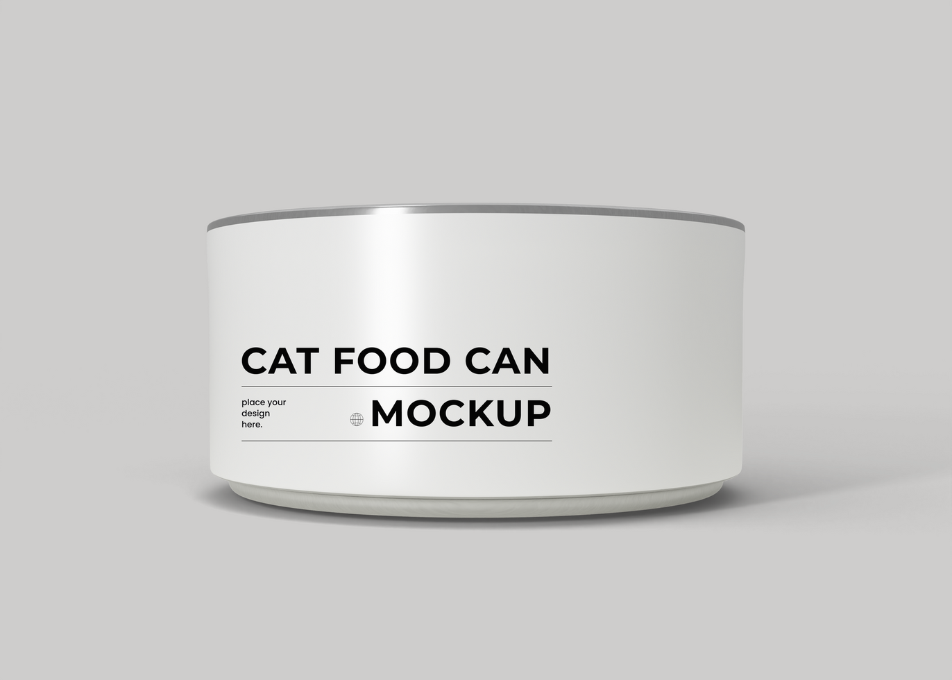 Cat Food Packaging Mockup psd