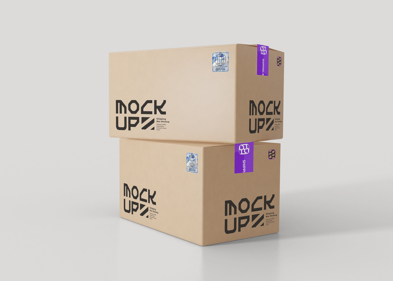 Parcel Delivery Mockup psd