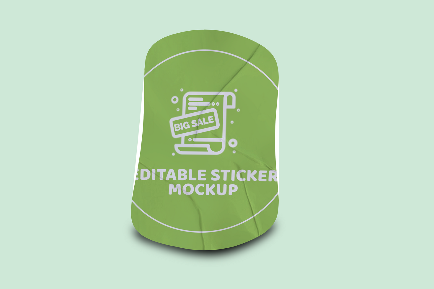 Tag Sticker Mockup Design Template Promotional Label Tag Mockup psd
