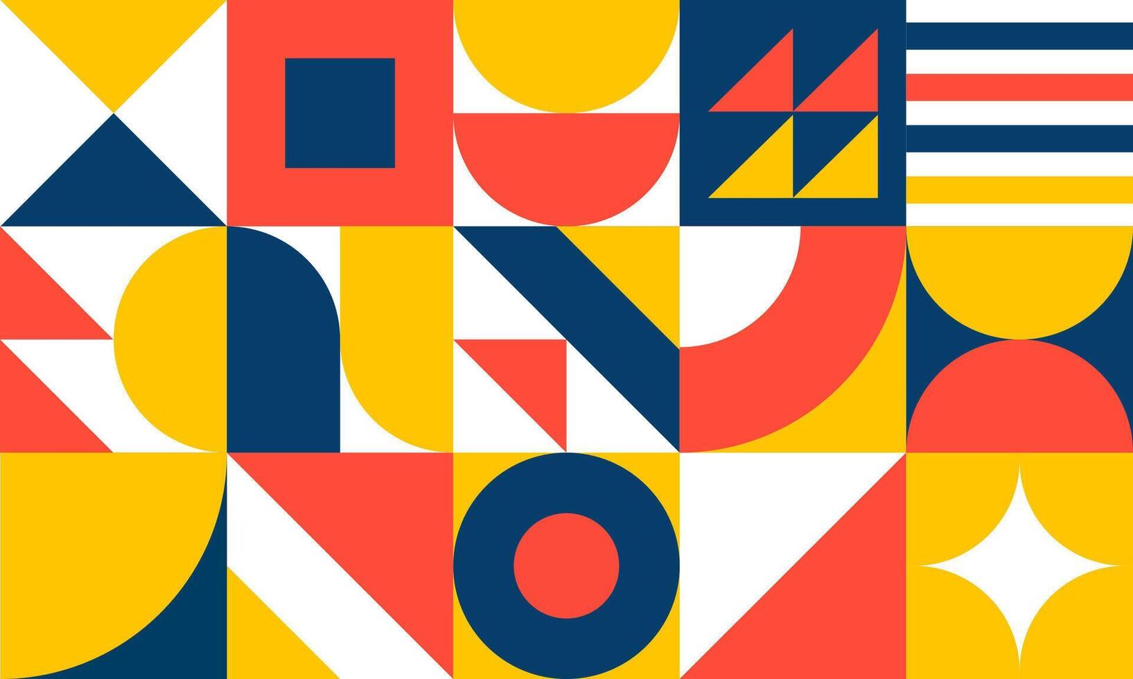 Abstract pattern geometric mural background vector