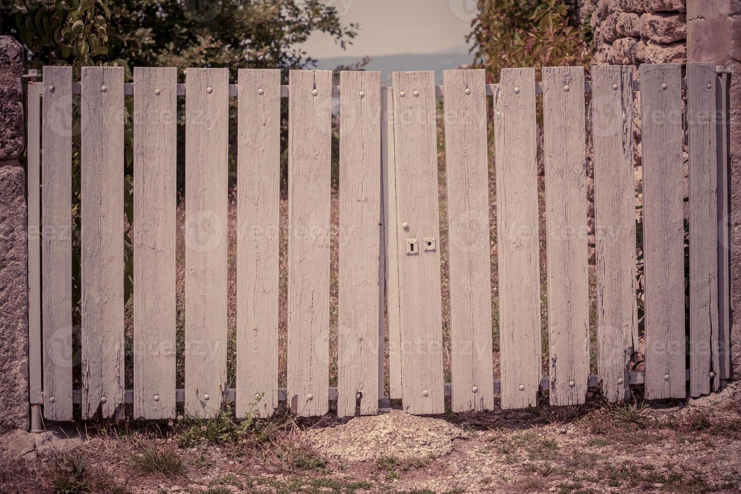 Old Wooden gate photo