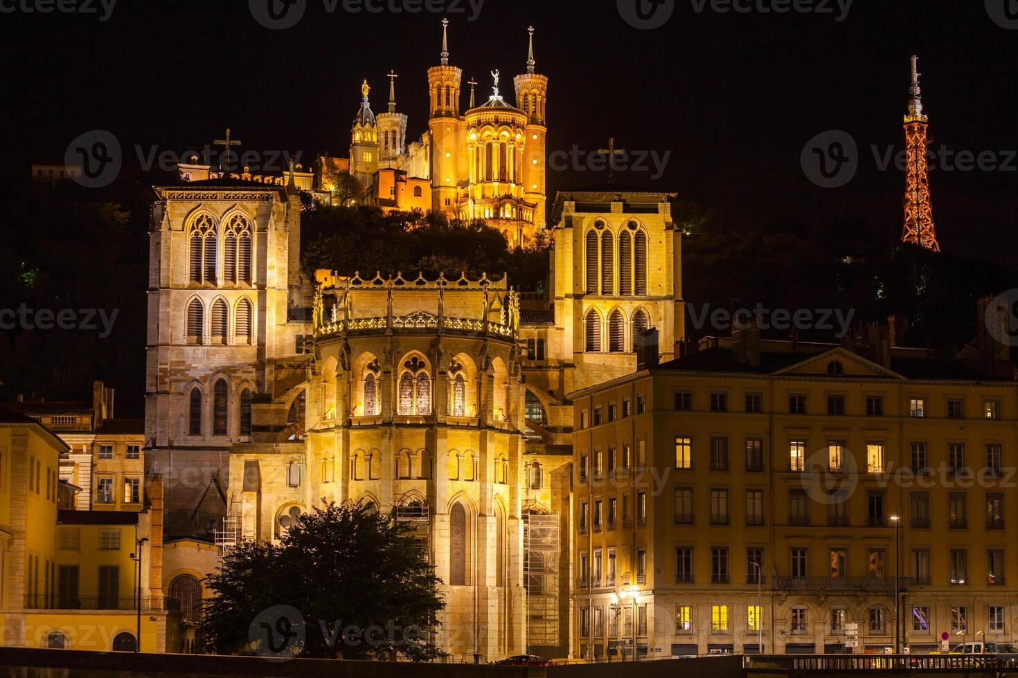 Cathedrals in Lyon, France photo