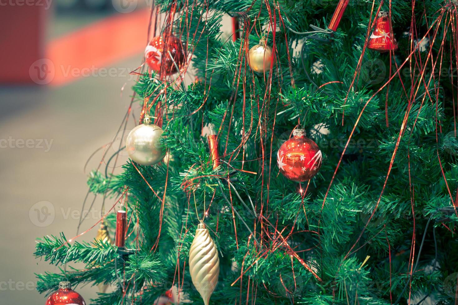 Beautiful Christmas Tree Indoors photo