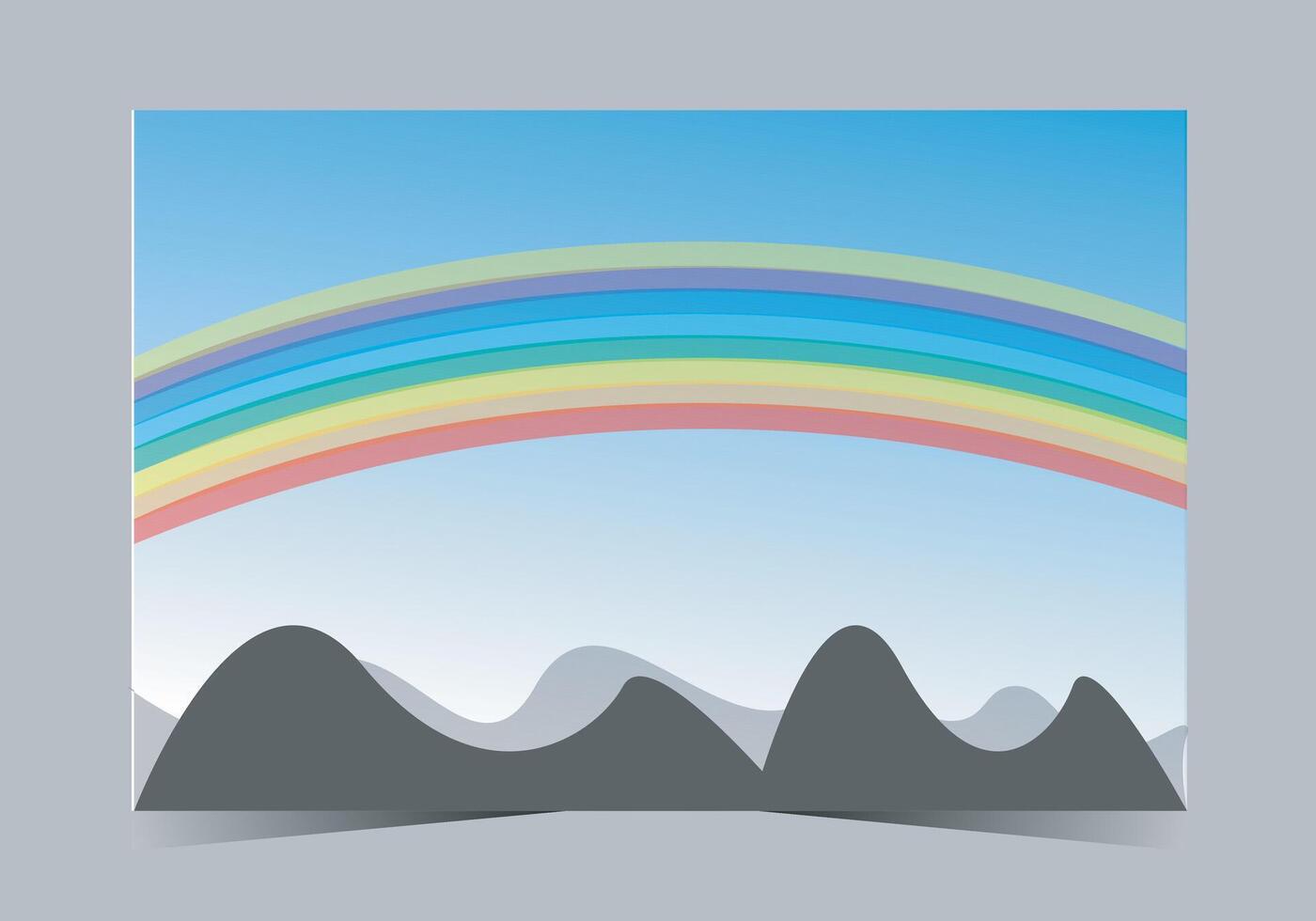 Perfect Prints Flyer Designs That Deliver Results. rainbow vibe flyer design. vector