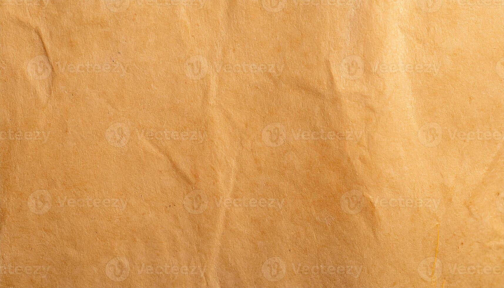 close-up of vintage yellowed printer paper with subtle texture slight warping and faint ink marks photo