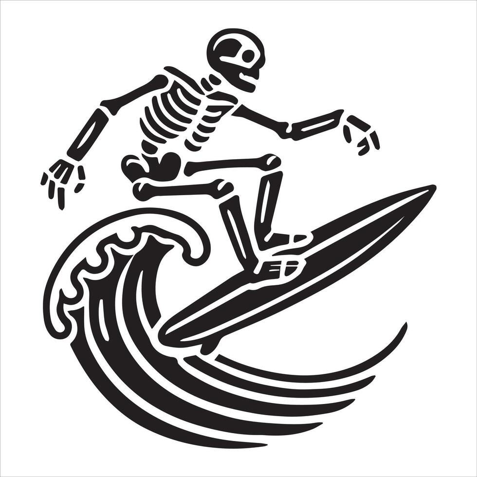 Bone Surfer Artwork vector