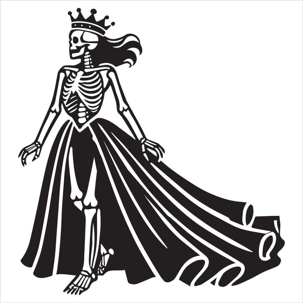 Undead Queen Clipart Artwork vector
