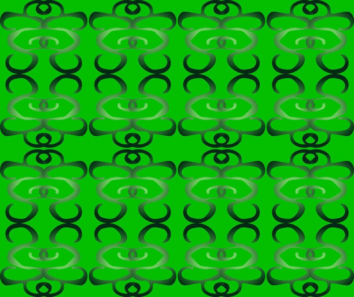 Seamless texture in the form of a beautiful pattern on a green background vector