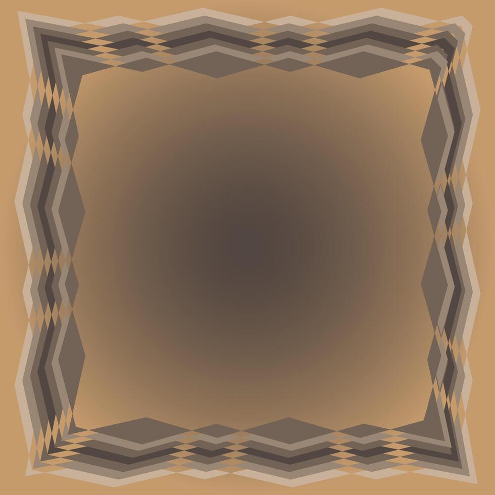 Original beautiful frame on a brown background vector
