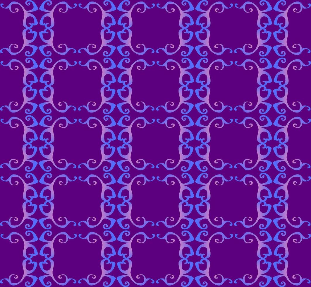 Abstract seamless pattern on purple background vector