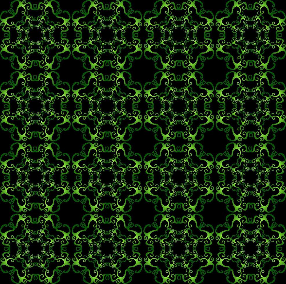 Beautiful seamless texture in the form of an abstract seamless pattern on a black background vector