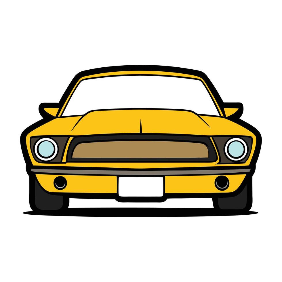 Car Illustration for High-End Digital and Print Campaigns vector