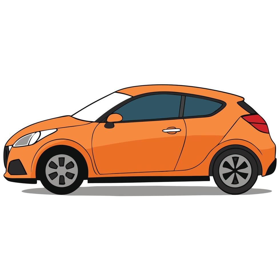 Car Illustration with Clean and Professional Aesthetics vector