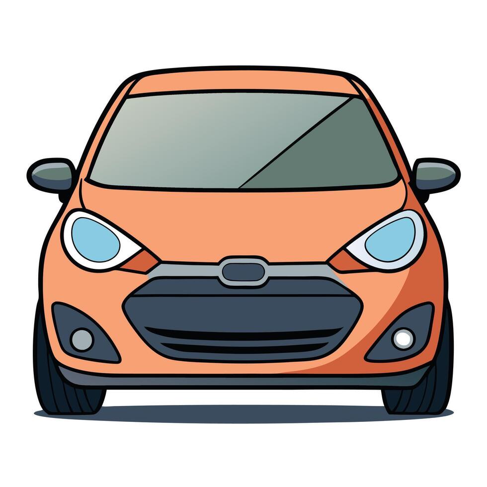 Stylized Car Illustration for Innovative Automotive Brands vector