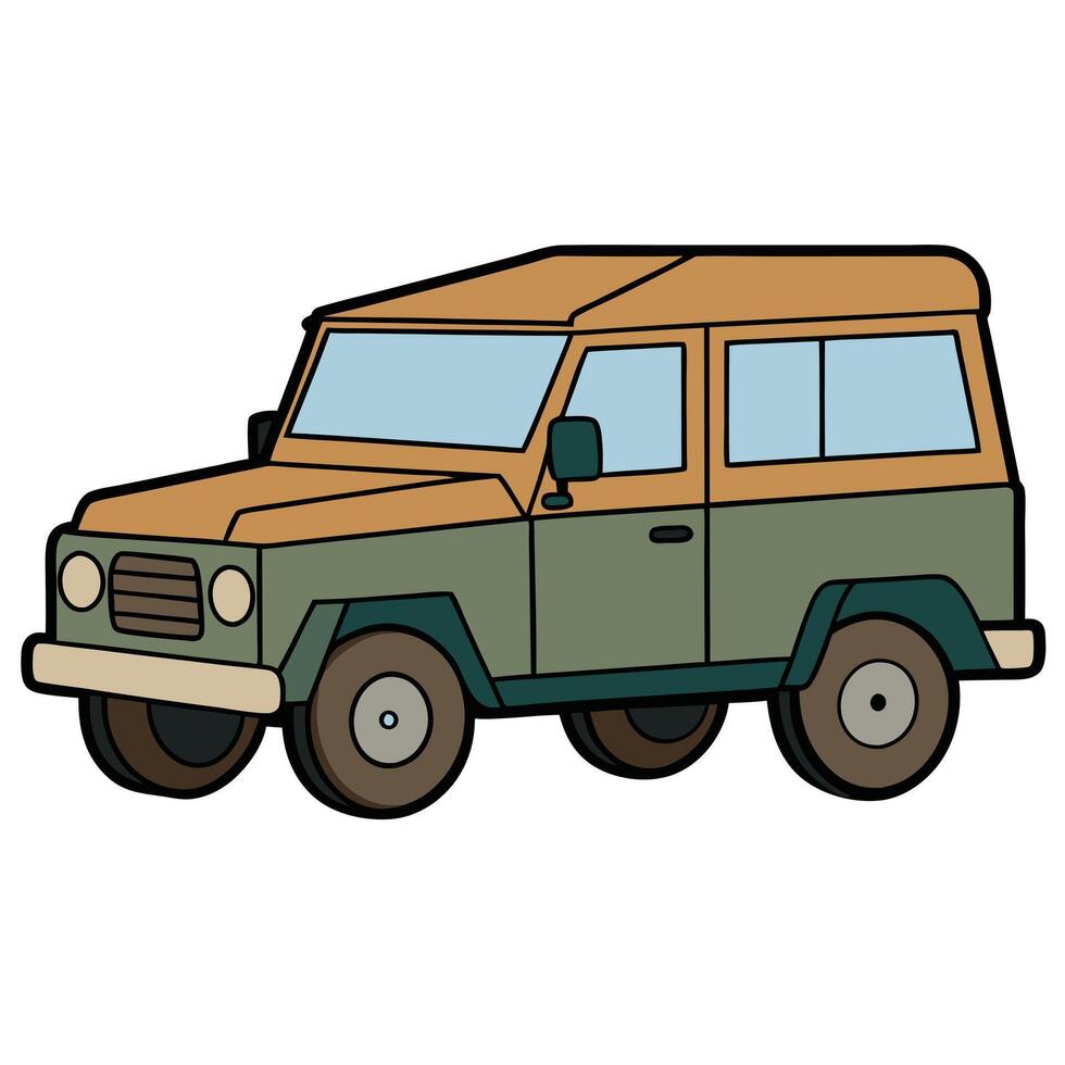 Professional Car Illustration for Automotive Presentation Materials vector