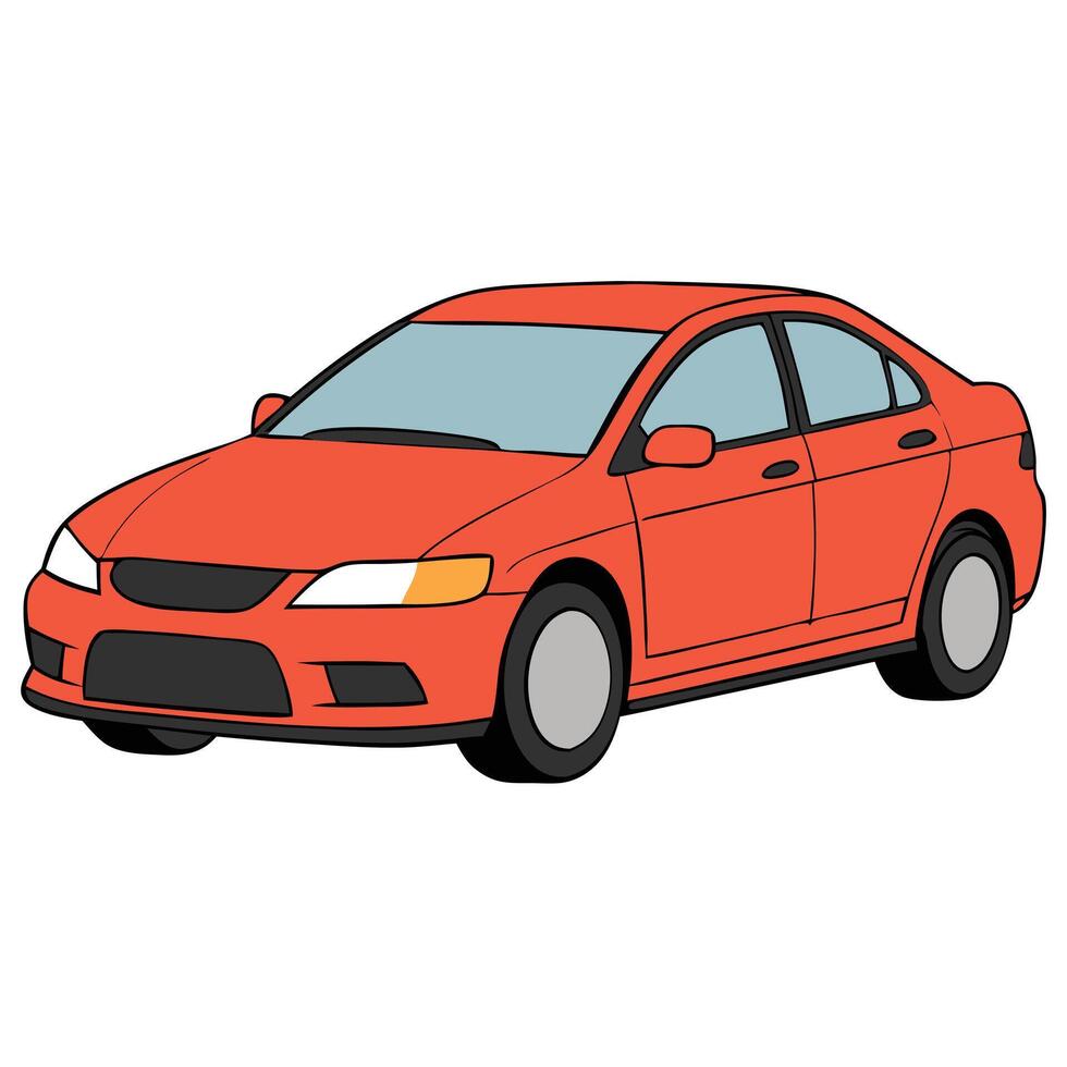 Car Illustration Highlighting a Rugged Adventure SUV Design vector