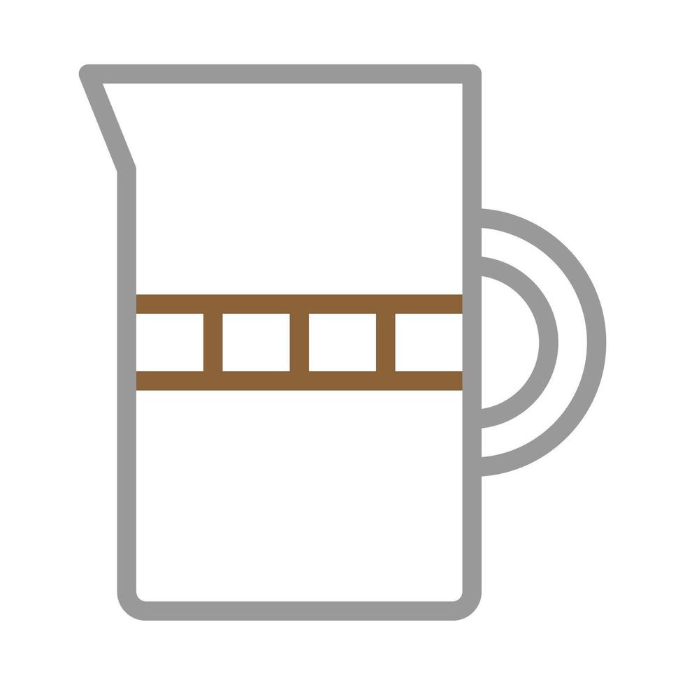 Measuring cup icon. of cooking, measurement. vector