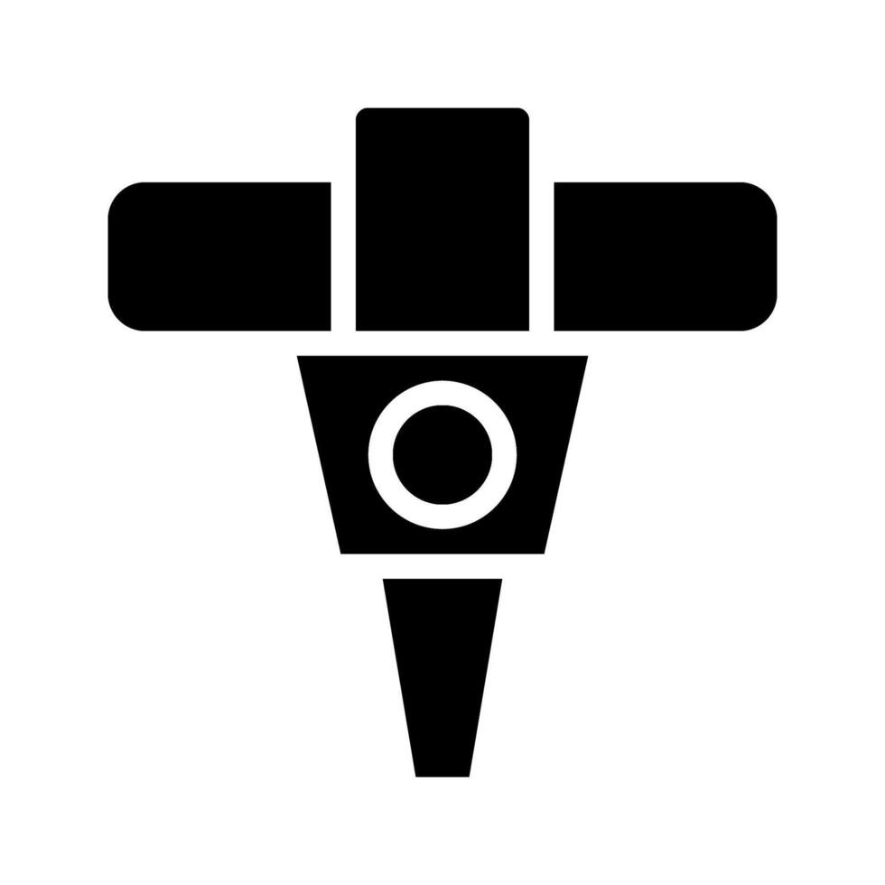 Jackhammer icon. Concept of construction renovation. vector