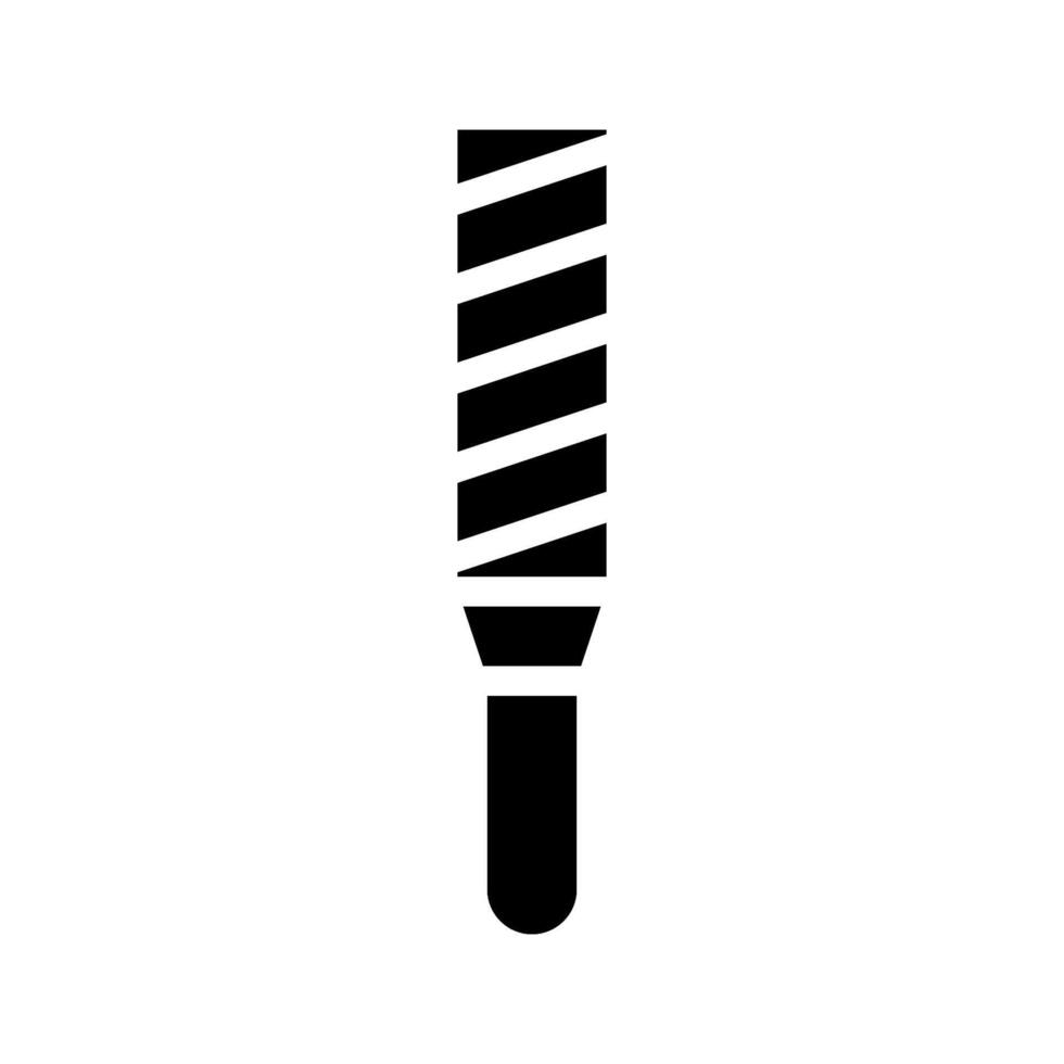 Rasp file tool icon. Concept of woodworking, carpentry, and metalworking. vector