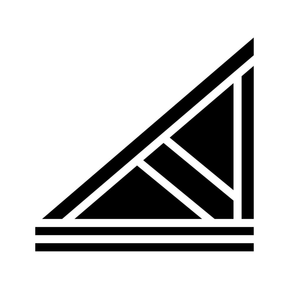 Abstract geometric triangle logo. Concept of connection, communication, and networking. vector