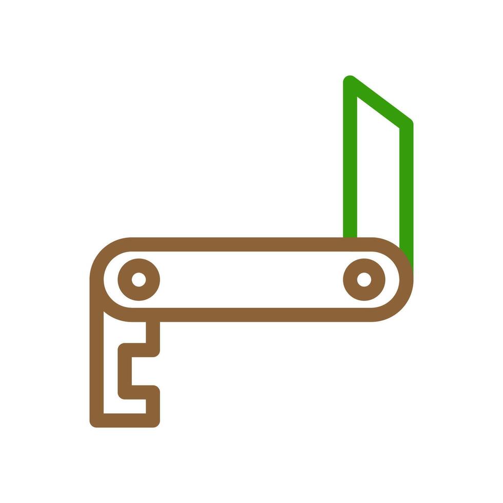 Pocket knife icon. Concept of multi tool, utility, and versatility. vector