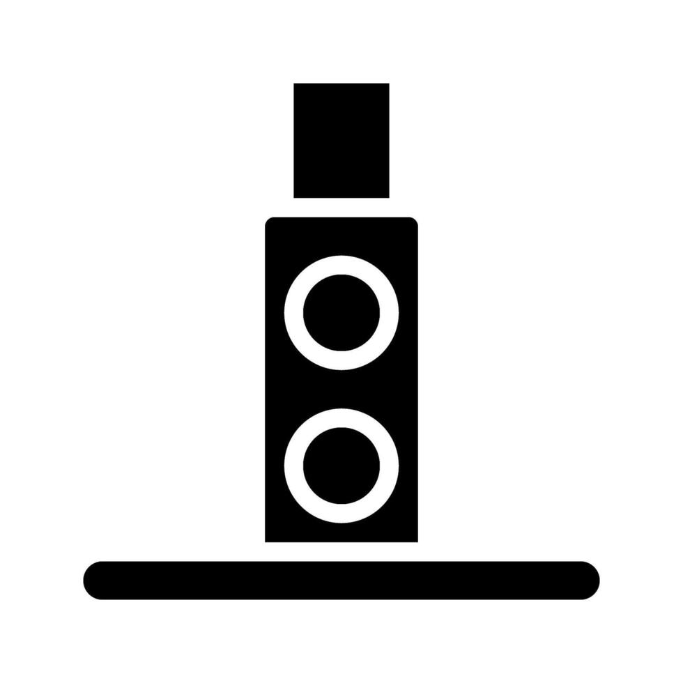 Traffic light icon. Concept of traffic regulation, safety, and urban life. vector