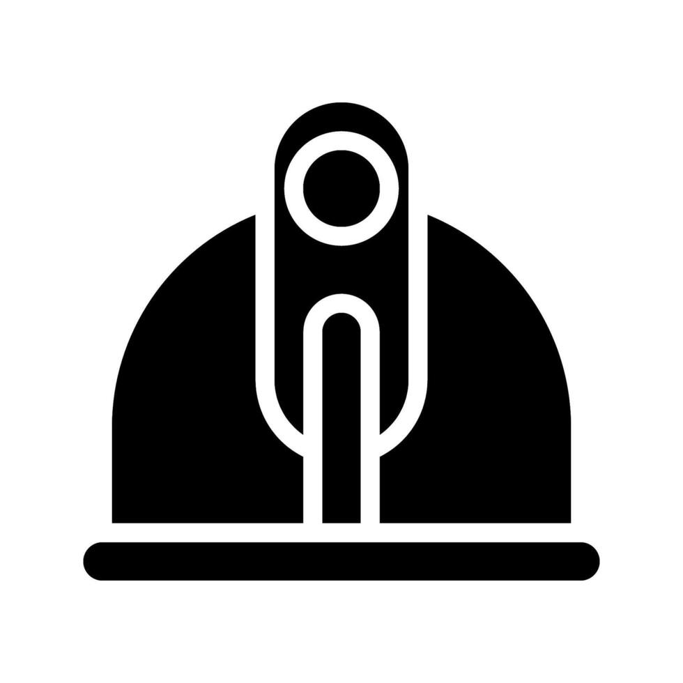 Observatory icon for astronomy and science concept. vector