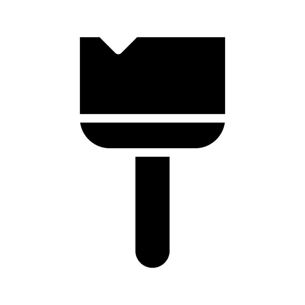 Paintbrush icon. Concept of renovation, creativity,art. vector