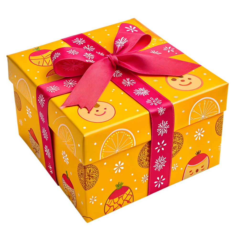 Shiny 3D Gift Box Graphic png