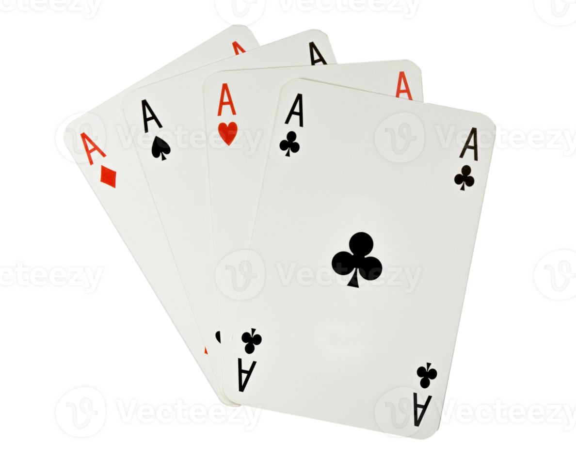 Playing cards on transparent background png