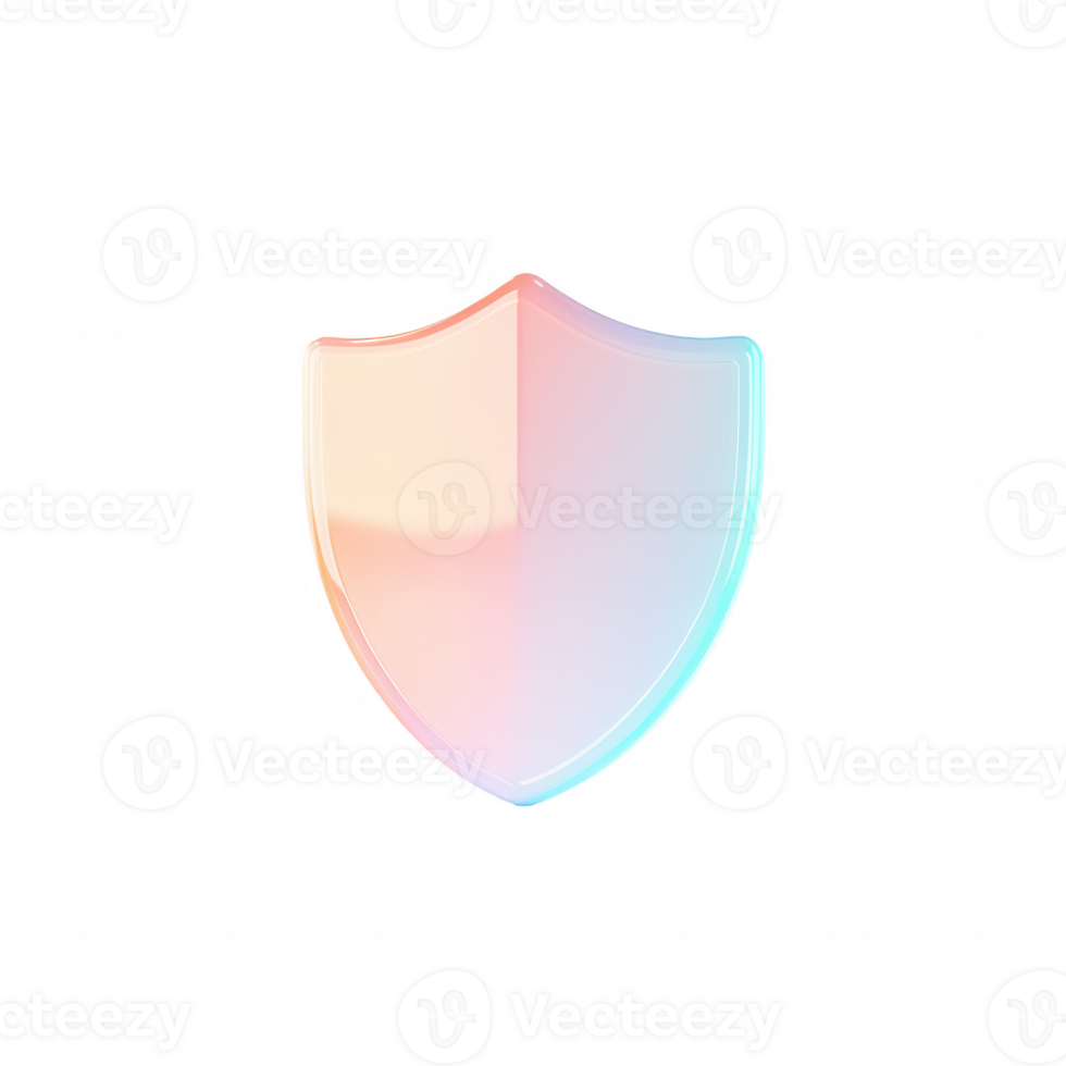A minimalist shield icon symbolizing protection and safety in digital design. png