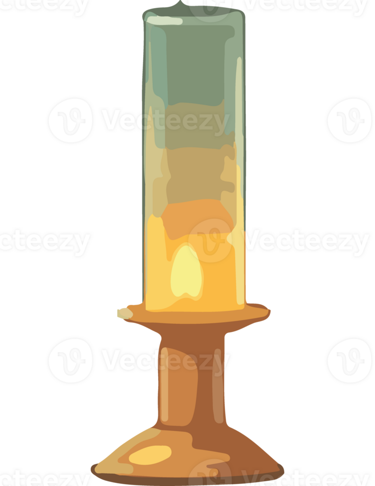 Candle in golden chandelier icon png