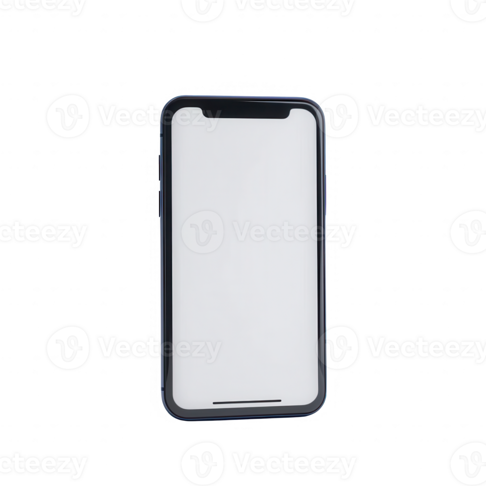 A blank smartphone screen ready for customization and app installation. png