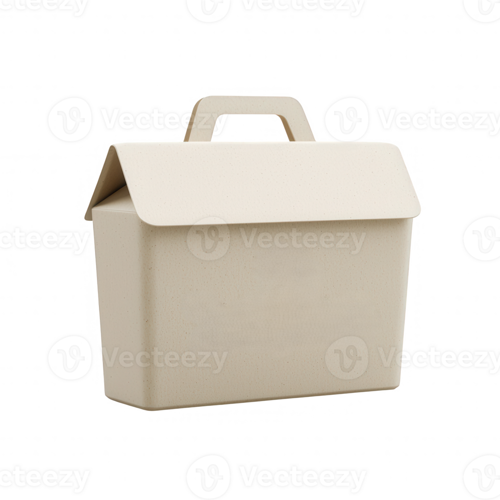 A simple, elegant takeout box for delicious meals and snacks. png